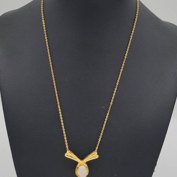 Vintage Sterling silver with gold Overlay 925 Choker Ethiopian Opal Necklace - Picture 3 of 13